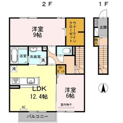 リアンの物件間取画像